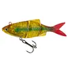 Isca com Múltiplas Seções, Isca Macia Peixe Balançante, Isca Macia com Chumbo Cauda Tesoura, Isca para Pesca em Barco de Longo Arremesso