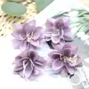 Flor Artificial Cabeça de Flor de Lírio-do-Vale Pequena Feita à Mão DIY Móveis Sala de Estar Decoração Arranjo Casamento Parede de Flores Painel Atacado