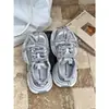 I+D de la Versión Elegante - Zapatos de Padre con Suela Gruesa de 7.5 cm con Aumento de Altura Oculto, Nuevo Estilo Verano 2026, Sandalias Casuales para Mujer con Punta de Tira