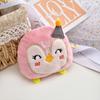 Boneca Coruja Bordada com Enchimento de Algodão DIY Artesanal Acessórios para Bolsa de Feltro Broche de Pelúcia Acessórios para Lenço e Faixa de Cabeça