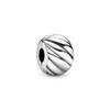Broche Pandora de Plata de Ley 925 con Resina en Forma de Corazón de Flor de Durazno con Incrustación Completa de Diamantes, Tendencia de Moda Personalizada