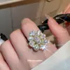 Conjunto de Anillo y Pendientes de Perla en Forma de Gota Electrochapado en Oro Real de 14K con Circonita, Anillo de Alto Gama Estilo Francés, Joyería Exquisita