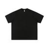 Camiseta de Algodão Puro Cattee 300g Peso Pesado Verão Manga Curta para Homens e Mulheres Americana Gola Redonda Solta e Versátil Cor Pura Camiseta Básica