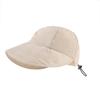 Sombrero de Sol Estilo Similar de Zhao Rusi para Mujer Primavera y Otoño Estilo Coreano Cordón Ligero Protección Solar Cubre Rostro Sombrero de Sol Pescador Gorra