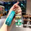 Llavero Starbucks Taza de Té con Leche Muñeco de Dibujos Animados Llavero de Coche Colgante para Bolso Máquina de Garra Regalo Pequeño Venta al por Mayor