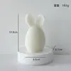 Vela Perfumada de Conejo Rayado de Pascua Transfronteriza Adorno de Ambiente Regalo Festivo Vela de Huevo