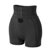 Calça Moldadora Transfronteiriça de Cintura Alta com Controle de Barriga, Botões, Mostrando o Abdômen, Afunilada na Cintura, com Quatro Almofadas de Esponja para Realçar Quadris e Glúteos