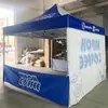 Tienda de campaña con toldo publicitario de aleación de aluminio Plegable para lluvia Imprimible Actividad al aire libre Doble uso Tela Oxford Telescópica