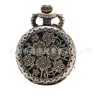 Reloj de Bolsillo Vintage Hueco Personalizado al por Mayor Reloj de Cuarzo Flip-Top Esfera Creativa Reloj Vintage Unisex