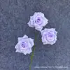 Venta Directa de Fábrica de Flores Artificiales de Rosa Diamante de 3 Cabezas para Decoración de Hotel y Hogar, Materiales de Decoración de Cascada de Rosas para Bodas