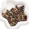 Asas de frango madeira sândalo de sangue jacarandá preto contas de barril contas acessórios para joias DIY material para pulseira de contas feita à mão