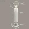 Tira Decorativa Tallada a Mano con Línea de PU Estilo Europeo, Cabezal de Columna Romana de PU Cilíndrico Estilo Europeo, Materiales de Construcción para Decoración de Pilares, Materiales de Decoración para el Hogar