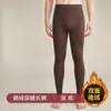 Leggings térmicas masculinas sem costura para comércio exterior, calças de camada base quentes com fleece, calças de lã alemãs, cuecas para primavera, outono e inverno, calças casuais quentes para homens
