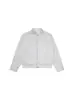 Chaqueta Harrington de Rayas Estilo Americano Reversible con Cuello Alto para Hombre y Mujer, Estilo Nuevo, Estilo Old Money, Sencilla y Versátil para el Viaje Diario, a la Moda