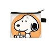 Nuevo Monedero de Dibujos Animados de Snoopy para Niños Transfronterizo, Mini Cartera con Cremallera para Estudiantes de Primaria, Bolsa de Almacenamiento Portátil de Moda