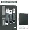 Set de Cortauñas, Doble Filo, Afilado, Duradero, Multifuncional, Tijeras para Uñas Portátiles, Limpiaorejas, Set de Manicura