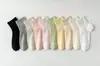 Calcetines de verano para mujer, desodorantes, de algodón, finos, transpirables, absorbentes del sudor, de color sólido, de tubo corto, invisibles, para verano
