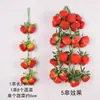 Modelo de utilería de hilo vegetal, granos, maíz, colgantes de pimiento rojo, decoraciones de granja, arreglos decorativos
