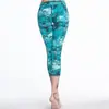HWT YOGA Ropa Nueva para Deportes al Aire Libre y Ocio YOGA Ajustada Leggings de Siete Puntos Jungla Venta al por Mayor