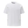 Camiseta Casual de Manga Corta con Remaches y Línea Dividida Estilo Deconstruido para Hombre, Nuevo Básico de Verano Minimalista Estilo High Street para Mujer