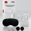 Meta Quest 3-funda protectora para la cabeza, carcasa de cristal para el host, cubierta de lente, película templada, tapa para el joystick del mango, traje