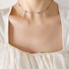 Estilo Coreano Design de Nicho Estilo Ins Colar Coração de Pêssego Pulseira de Amor Versátil para Mulheres Atravessando Fronteiras Não Desbota Atacado de Joias