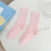 Meias novas de outono e inverno para mulheres, meias esportivas da moda de alta elasticidade, meias de algodão puro versáteis estilo slouch para mulheres