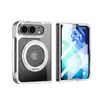 Adecuado para iPhone Duo, funda con soporte giratorio de 360 grados electrochapado, funda magnética para teléfono, funda Magsafe con protector de pantalla y funda a prueba de caídas