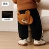 Pantalones de Felpa Forrados para Bebé Jingqi Pantalones Cálidos para Bebé Otoño e Invierno 2025 Pantalones Cálidos de PP Pantalones Deportivos Ropa Nueva para Niños