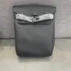 26 Modelos Nuevos de Bolso de Pecho de Piel de Vaca de Primera Capa Togo con Cerradura Cuadrada, Riñonera Unisex de Piel Genuina, Bolso Cruzado para Hombro, Mochila de Moda