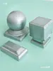Tampão para Tubo Quadrado, Acessórios de Ferro, Tampa Decorativa para Guarda-corpo, Cabeça de Plugue, Tampão de Coluna Galvanizado para Corrimão, Cabeça de Coluna, Tampão de Coluna