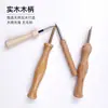 Nuevas agujas de bordar con mango de madera, agujas de bordar rusas para diseños florales, agujas de bordar para hilo grueso DIY, bolígrafos de bordar y agujas de bordar al por mayor