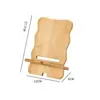 Suporte de Telefone de Madeira Criativo e Simples, Suporte Compacto para Celular e Tablet