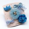 Accesorios para el Cabello Meng Meng Estilo Coreano para Niña Caja de Regalo de Cinco Piezas Tocado de Princesa Pasador con Lazo Tarjeta para Flequillo de Niña Regalo