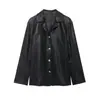 Venta Caliente Transfronteriza de Aliexpress, Nuevo Producto Primavera 2026, Chaqueta de Cuero con Botones Elegante y Versátil 1311700