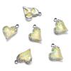 Produtos quentes novos transfronteiriços liga broca de ponto personalidade amor torto pingente cor com furo pulseira colar diy produtos semiacabados