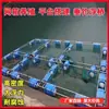 Caja para estanque de peces flotador de espuma caja de red de plástico para barcos flotador de muelle de acuicultura cubo puente flotante barril de embalse cubo de pesca alta densidad