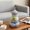 Ornatos de Cerâmica de Cabaça de Nicho de Alta Qualidade com Pingentes, Bases Giratórias de Cerâmica, Itens de Decoração para Mesa