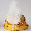 Comercio Exterior Sombrero de Aladino Halloween Mascarada Adulto Niños Sombrero de Fiesta de Festival Suministros para Actuación Sombrero de Plumas