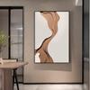 [Personalizado] Pintura Decorativa Geométrica Minimalista Moderna con un Toque Minimalista de Alta Gama, Arte de Pared Creativo para Entrada, Sala de Estar, Dormitorio, Comedor