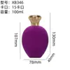 Set de 15 Botellas de Perfume Afelpadas, Botella de Vidrio Transparente con Atomizador de 100 ml, Botellas Rellenables en Stock con Tapas de Aleación de Zinc, Al por Mayor