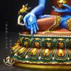 Loto Dorado Morado Artesanía de Nepal Tíbet Pintura Tántrica del Tíbet Adornos de Cobre Puro Tallados a Mano del Boticario