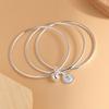 Pulseira de Prata Pé de Rei Cervo Dourado Arte Moda Entrada Luxo Design Prata Quebrada Abertura Anel Espalhado Riqueza Amarela Como Pulseira de Prata 999