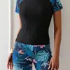 Traje de baño dividido 361 para mujer conservador traje de baño para mujer que cubre el vientre adelgazante equipo de natación nuevo traje de baño para estudiantes