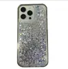 Nueva Funda para Teléfono Móvil Estilo Ins con Purpurina y Arena Movediza Adecuada para Apple Ip16Pm/15Pro/14/13Pm/12 Funda Dura