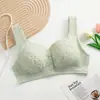 Roupa íntima da mãe Verão Sutiã fino sem aro Meia-idade e Idoso plus size Mulheres de meia-idade Sutiã tipo colete Respirável