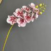 Mini orquídea Phalaenopsis de 8 cabezas con forma de mariposa, ideal para bodas, recuerdos, ropa y accesorios. Flores falsas.