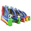 Trampolín Inflable Exterior Parque Infantil Castillo para Fiestas Castillo Hinchable Portátil Parque de Diversiones Juego de Fútbol