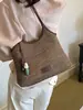 Bolsa de Playa de Paja para Vacaciones de Verano, Bolso de Hombro Tejido de Gran Capacidad, Bolso de Axila de Diseño Nicho Estilo Coreano para Viajes