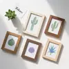 Moldura de Madeira Simples Personalizada Atacado Quadrada 4 Polegadas 10 Polegadas 12 Polegadas Molduras de Foto Atacado Decoração de Casa Presentes Molduras de Foto DIY